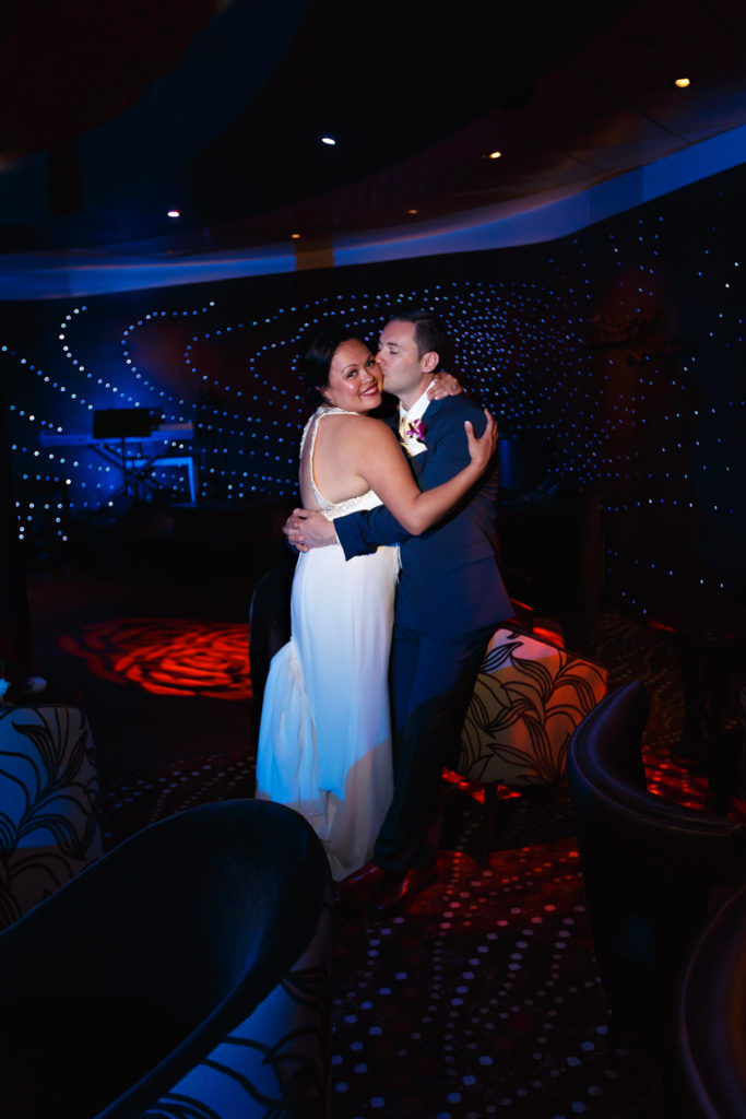 disney dream district lounge bride and groom